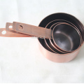 4 PCS en acier inoxydable Electroplated Measuring Cup